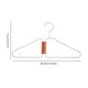 thumbnail image 2 of Percha colgante plegable, de metal, resistente, portátil, para armario, organizador de ropa, percha de viaje, percha para dormitorio, percha de plástico, diseño compacto, percha ajustable, 2, 2 of 8