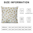 thumbnail image 5 of SHANXI Throw Pillow Covers Gold Foil Round for Living Room Bedroom 12x12in, 5 of 5