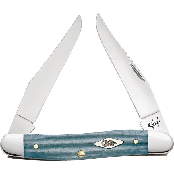 CASE XX Second Cut Jigged Gray Bone Muskrat Stainless Pocket Knife