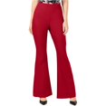 thumbnail image 1 of INC Pantalones de pierna ancha informales sólidos para mujer, rojo, 4, 1 of 1