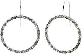 kate spade silver hoop earrings