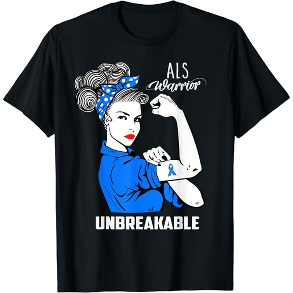 ALS Warrior Unbreakable Shirt ALS Awareness Gift