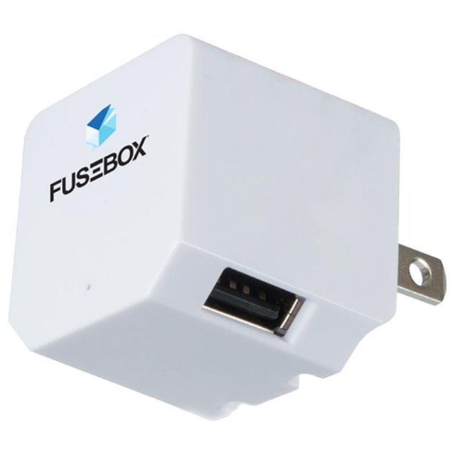 Cargador de teléfono móvil Fusebox NeverBlock 2400 mAh, 1 paquete, blanco