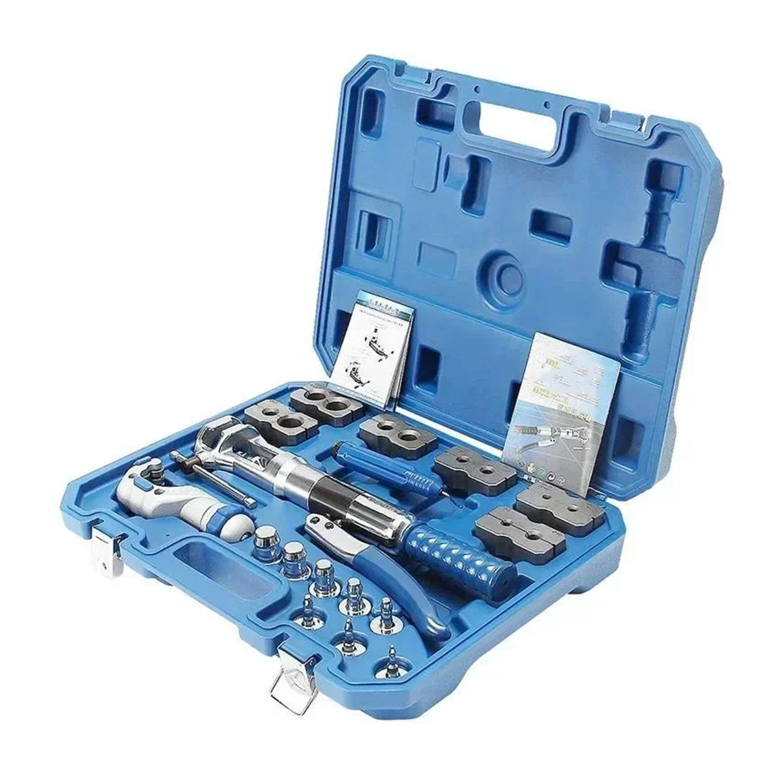 WK-400 Hydraulic Tube Expander Tool Kit 7 Lever Hydraulic Pipe Expander Pipe Fuel Line Flaring Tools HVAC Tools 5-22mm Tools ,Easy Manual Operation