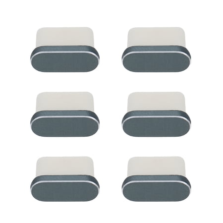 Type-C Anti-dust Stopper Typec Plug Charging Port Protector Charge Aluminum Alloy 6 Pcs