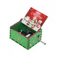 thumbnail image 3 of BELOVING Merry Christmas Music Box Compact Desk for Office Birthday Gift Celebrations Style C, 3 of 10