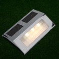thumbnail image 2 of YUMILI Luces solares para Patio - Luces solares para escaleras de 3 LED, lámpara Solar para escaleras, lámpara para balcón, lámpara de Pared para jardín y Patio al Aire Libre, 2 of 5
