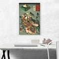 thumbnail image 2 of ARTCANVAS Princess Yaegaki with Fox Shadows Canvas Art Print by Utagawa Kuniyoshi - Size: 26" x 18" (1.50" Deep), 2 of 9