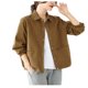 thumbnail image 2 of Chaquetas y abrigos casuales sin capucha de manga larga para mujer Chaqueta informal holgada de manga larga de color sólido Chaqueta casual con capucha de manga larga para mujer Top de poliéster para, 2 of 4