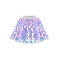 thumbnail image 2 of Girls Skirt Purple Mermaid Sparkly Sequin Tutu Party Ballet Dance 2-3 Years, 2 of 5