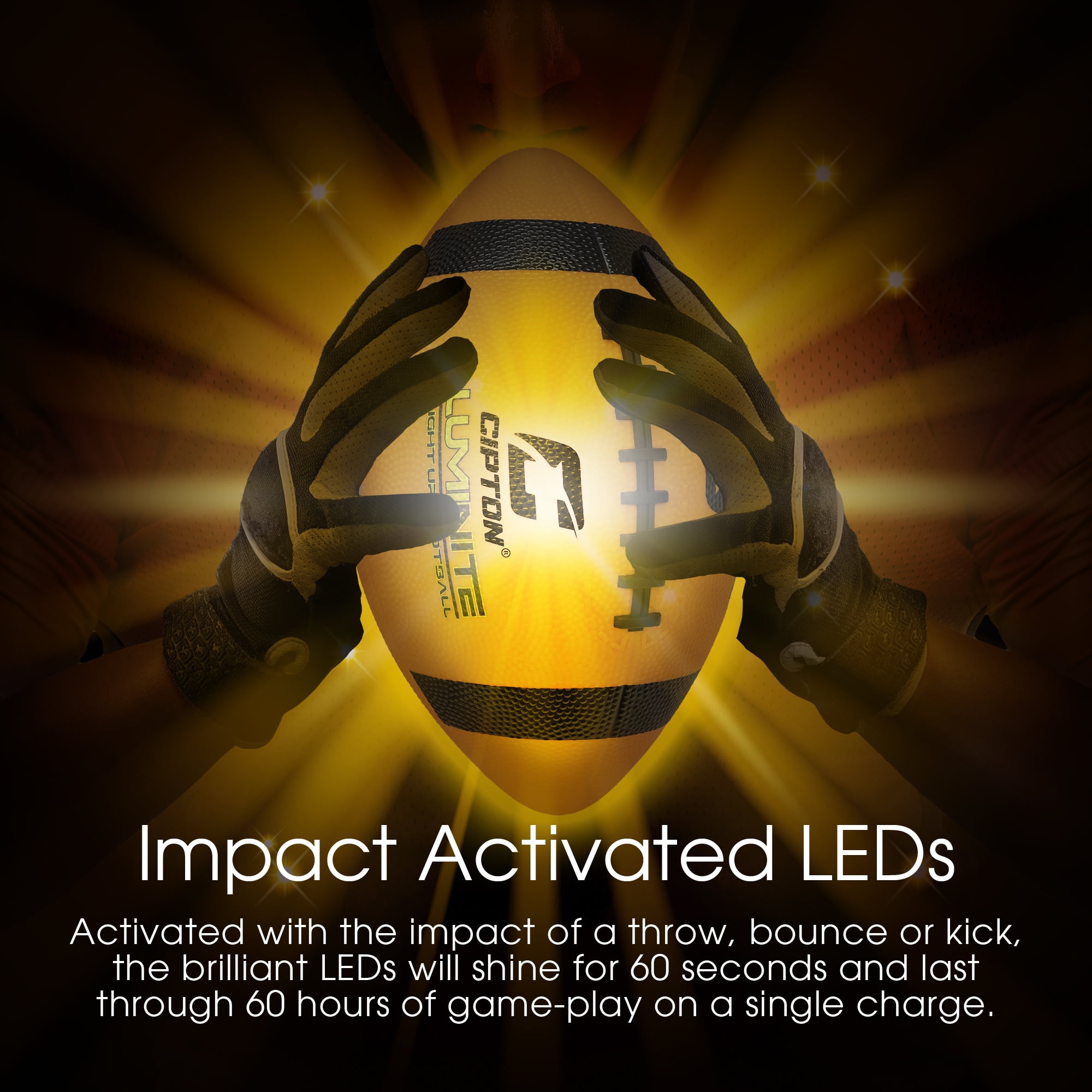 Buy Cipton Glow in The Dark Football Official Size Football LED Light