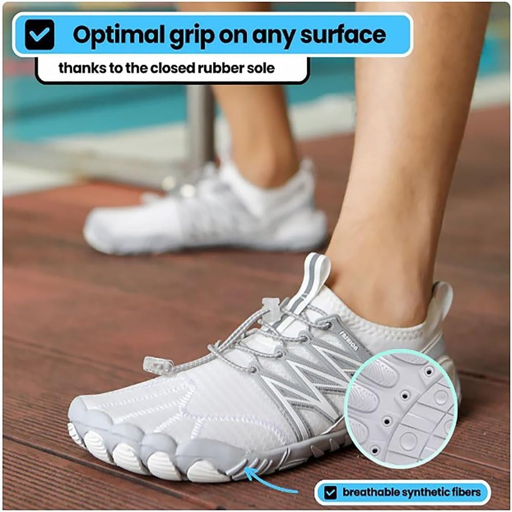 Footwear for Women Men with Neuropathy, Comfortable Lightweight Non-Slip Barefoot Shoes Hiking Shoes