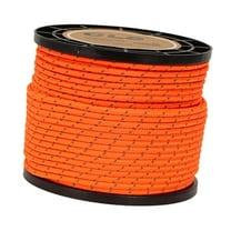 figatia Guy Line Rope Solid Braid Paracord for Outdoor Canopy Shelter Tent Accessory Orange