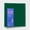 Green, variant on Clear View 3-Ring Binder, 1" D Ring, Holds 220 Sheets, 4 Inner Pocket Organizer, Durable Polypropylene & Metal