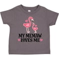 thumbnail image 3 of Inktastic Memaw Loves Me Girl Flamingo Girls Toddler T-Shirt, 3 of 5