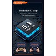 Awei T63 Bluetooth Gaming Earbuds, Waterproof Earphones with Noise Cancelling Mic, Stereo Bass Headphones for Sports and Game