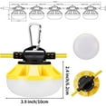 thumbnail image 5 of FungLam 50FT 50W Construction String Work Lights LED Super Bright for Walkways Mine cave, 5 of 5