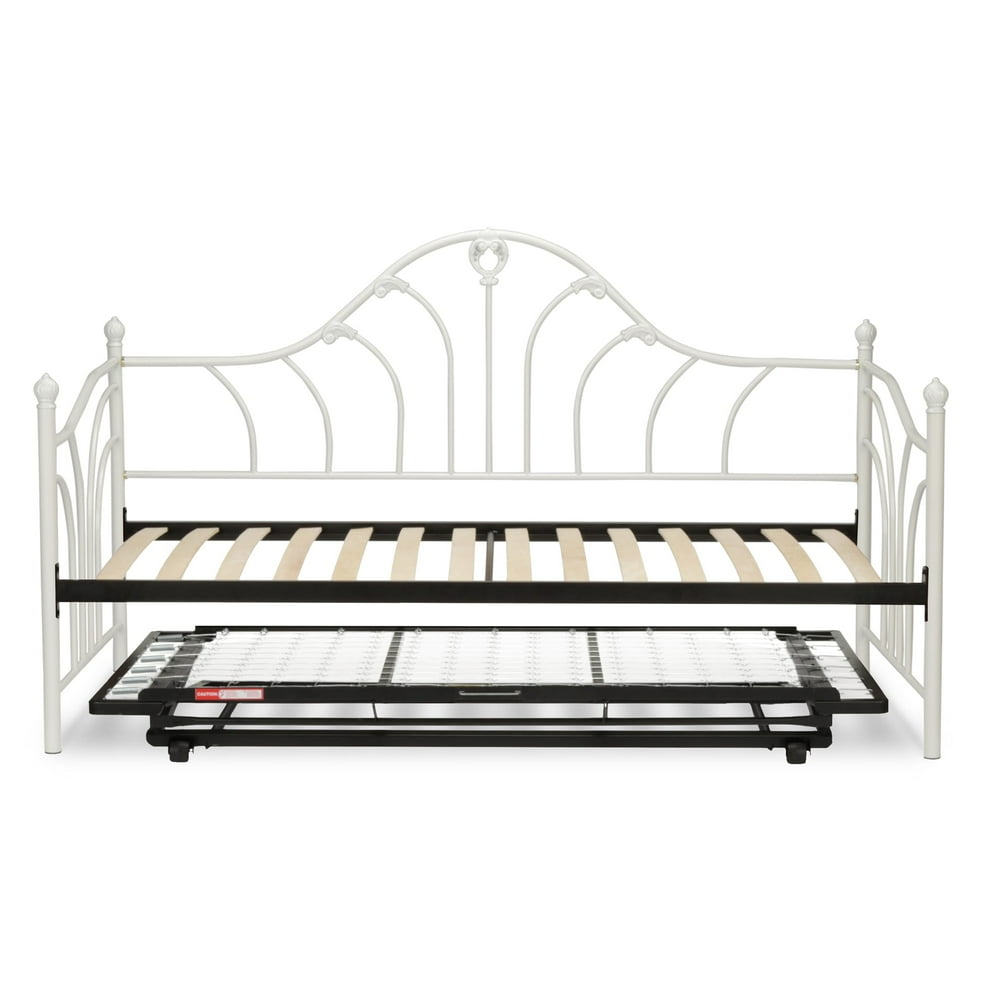 Emma Complete Metal Daybed with Euro Top Spring Support Frame and Pop