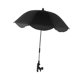 thumbnail image 4 of Sombrilla para cochecito, silla de playa, sombrillas con abrazadera, protección solar, impermeable, resistente a las roturas. Negro, 4 of 9