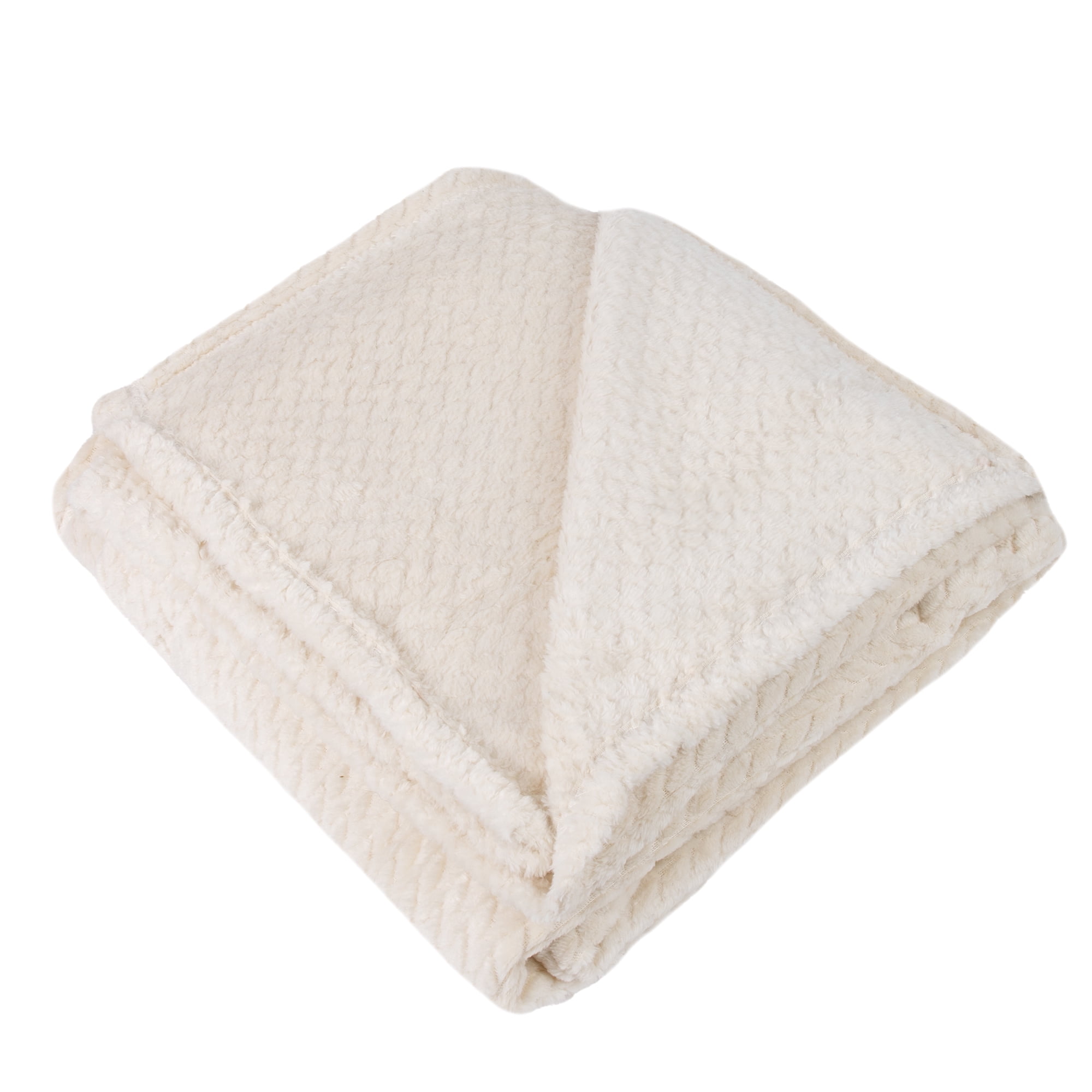 24 pack Trail maker 60”L x 50”W Chenille 250 GSM Throw Blankets in Beige