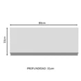 thumbnail image 2 of Alacena 1 Puerta Rebatible Madesa 80 Cm Blanco G2580409GL, 2 of 8