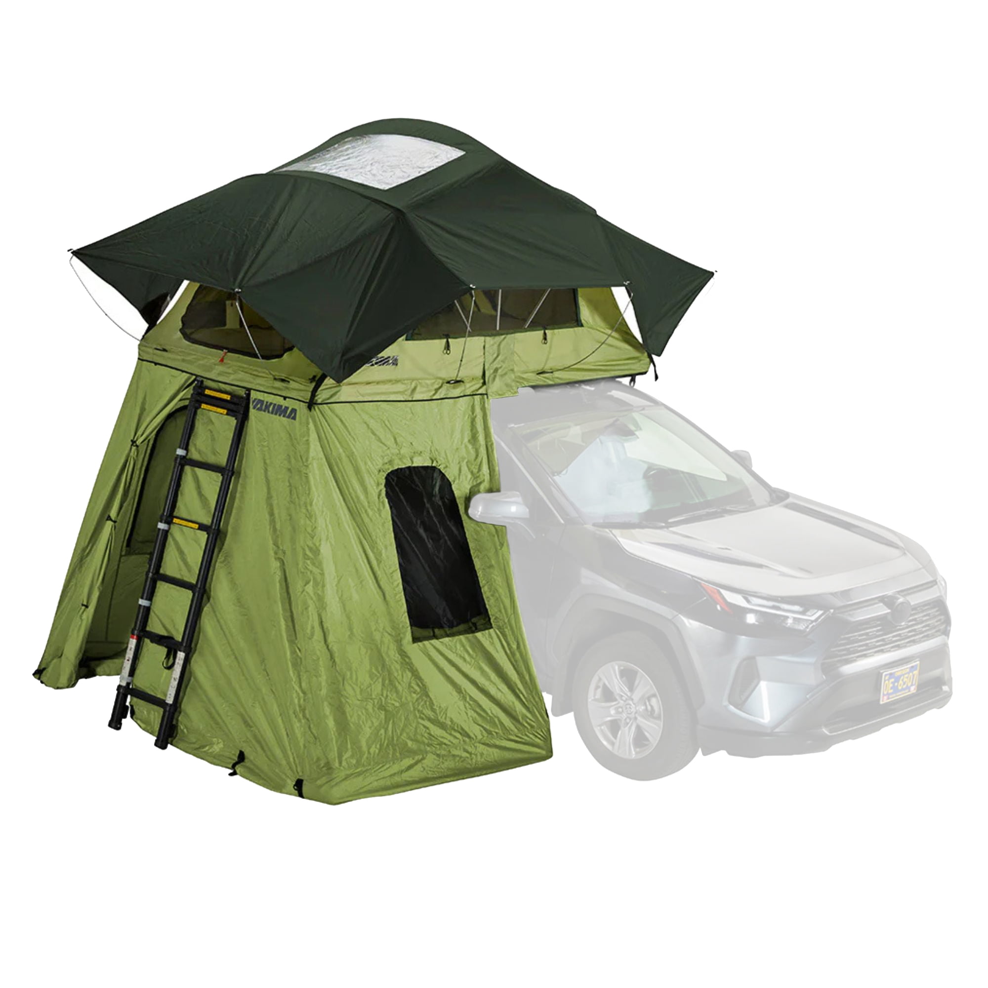 Yakima Skyrise Sl Annex Wall Enclosure, Skyrise Sl Rooftop Camping Tents, Green