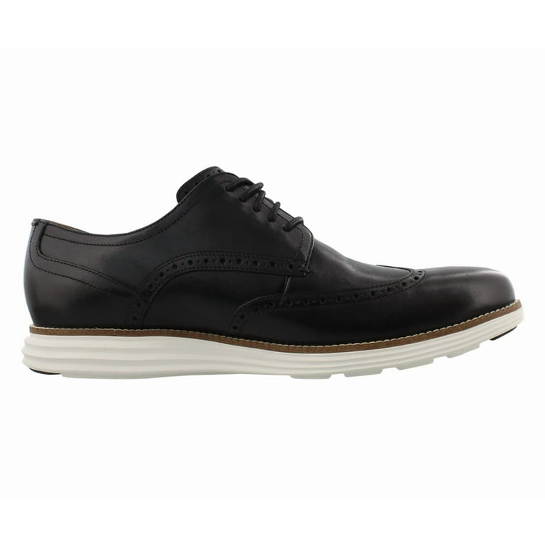 Cole Haan Men's Original Grand Shortwing Oxford Shoes (Black/White