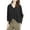 black, variant on Rachel Roy Womens Drapey Knit Blouse, White, Medium