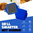 thumbnail image 5 of Micro Grill | Sandwichera de microondas - Munchy de queso a la parrilla - Toastie Maker - Prensa Panini - Viaje (azul), 5 of 5