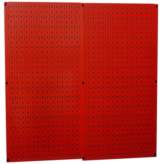 Red Metal Pegboard Pack - Two Pegboard Tool Boards