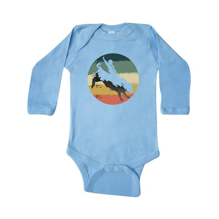 

Inktastic Bull Riding Rodeo Rider Gift Baby Boy or Baby Girl Long Sleeve Bodysuit
