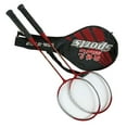 thumbnail image 4 of 2Pcs Badminton Racquet Set Badminton Rackets Interactive Toys Double Racquets and Carrying Bag for Lawn Indoor Outdoor Iron, 4 of 10