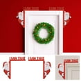 thumbnail image 7 of Christmas Santa Claus I Saw That Wooden Door Frame Decoration, Festive Wooden Door Corner Hanger, Santa Claus Christmas Decoration for Door Frame, Metal Wall Decor for Holiday Home Party, 7 of 7