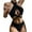 Black, variant on Aoochasliy Bikinis for Women Clearance Fashion Women Printing Sexy Bikini Push-Up Padded Swimwear Swimsuit Beachwear Set