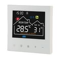 thumbnail image 1 of Thermostat Intelligent avec Écran LCD Couleur Programmable Tactile pour Chauffage de l'Eau Stockage de Mémoire Intelligent, 1 of 7
