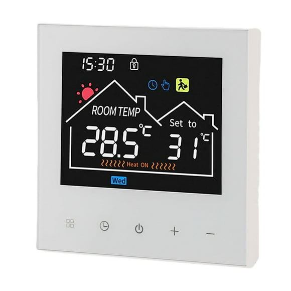 Programmable Smart Thermostat with High Definition Color Touchscreen, Timing and Scheduling Features, Energy Saving for Home, Office, Hotel