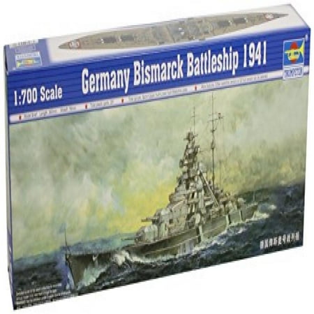 Trumpeter 1/700 German Bismarck Battleship 1941 Model