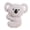 J, variant on Cute Elephant Stuffed Animal Plush, 4.3 Inch Small Soft Plushie, Desk Ornament for Home Decor, Easter Basket Stuffers, Valentines Day Gifts, Car Decor, 1Pcs A