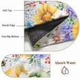 thumbnail image 6 of Sunflowers Area Rugs 5'x8', Washable Small Throw Rugs for Classroom Bedroom, Spring Flowers Gnomes Hydrangea Daisy Wood Indoor Outdoor Rug Non-Slip Low Pile Carpet Runner Reversible Floor Mats, 6 of 8