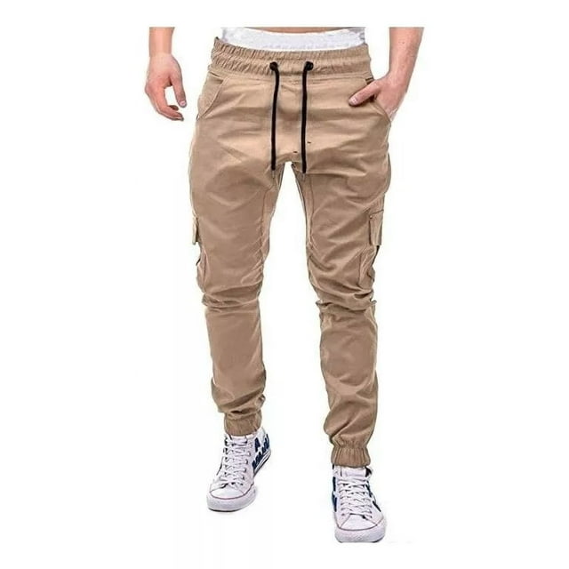Pantalon Jogger De Hombre Beige