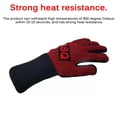 thumbnail image 3 of Guantes Resistentes A Altas Temperaturas De 800 Grados Celsius, Guantes Para Asar A La Barbacoa, Guantes Aislantes Térmicos Antiescaldadura Para Barbacoa, Hornear Y Cocinar Noticed EL009444-00, 3 of 6
