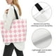 thumbnail image 3 of Disketp Plaid Heart Bolsa Tote Estampada para Mujer, Bolso de Hombro y de Mano para Compras y Viajes, 3 of 8