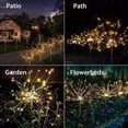 thumbnail image 6 of 60 LED 8IN1 Solar Firework Lights Outdoor Total 480 LED Landscape Lights for Garden Party Decor, 6 of 6