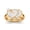 Yellow, variant on Sterling Silver Elegant Two Interlocking Heart Shape Moissanite White Gold Ring Women