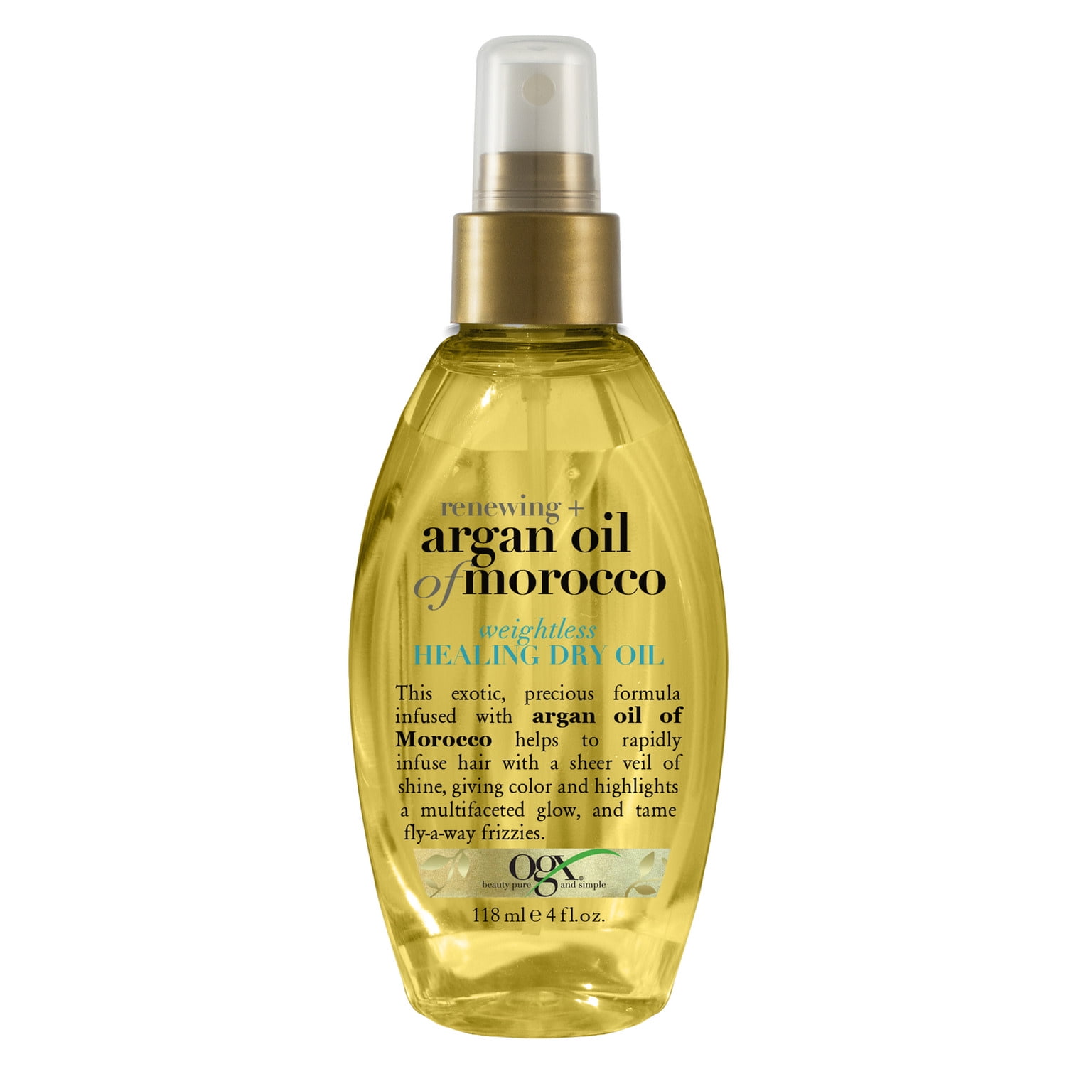 OGX Renewing + Argan Oil of Morocco Weightless Healing Dry Spray for Split Ends, 4 fl oz