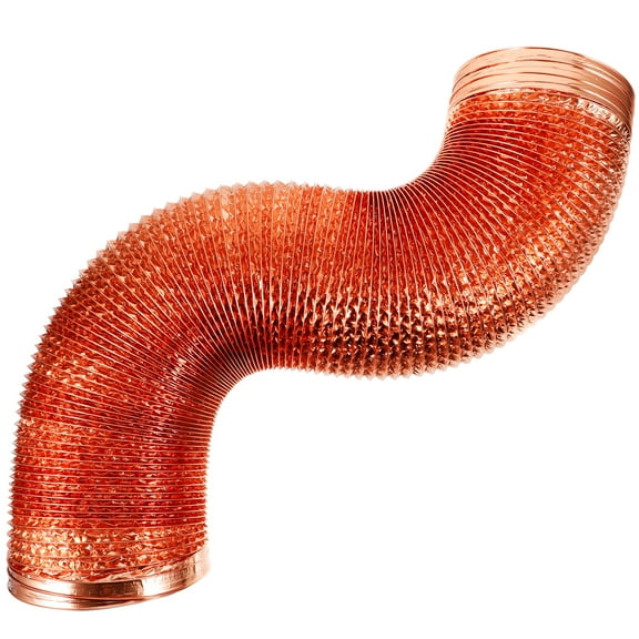 PRETYZOOM Vent Hose Aluminum Foil Ducting Flexible Dryer Ducting Air Hose Exhaust Smoke Hose