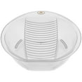 thumbnail image 1 of Minkissy 1Set Plastic Wash Board Basin for Bathroom Use Daily Laundry 13X12.8X3.9in, 1 of 7