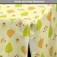 thumbnail image 4 of Autumn Dog Crate Cover, Pastel Simple Berries Leaves and Acorns Pattern Fall Season Print, Easy to Use Pet Kennel Cover Small Dogs Puppies Kittens, 7 Sizes, Cream Apricot and Lime Green, by Ambesonne, 4 of 6