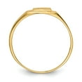 thumbnail image 2 of 14K Yellow Gold Ring Band Signet, Size 5, 2 of 5
