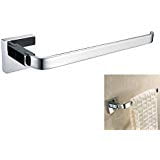 Brass Hanging Bar Luxury Single Solid Brass Bathroom Towel Bar Rack Holder Hanging Wall Mounted Bathroom Accessories Chrome Mirr ()
